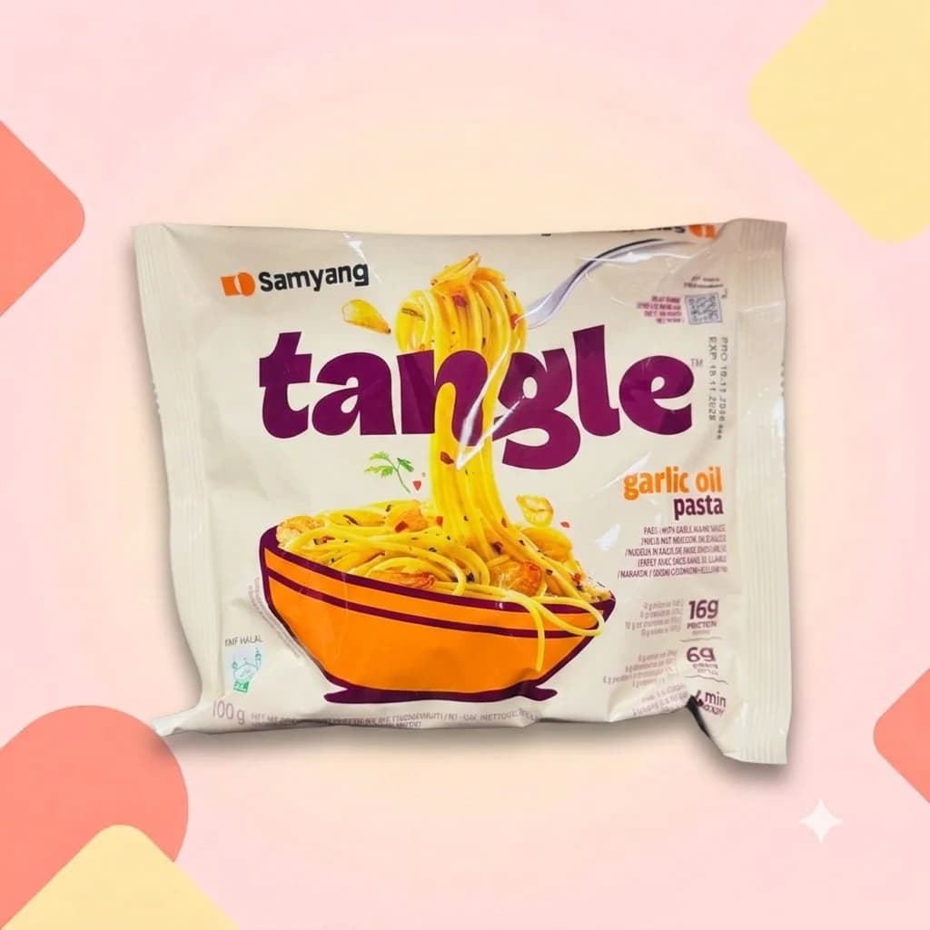 Лапша БП Samyang Tangle с густым чесночным соусом 105г