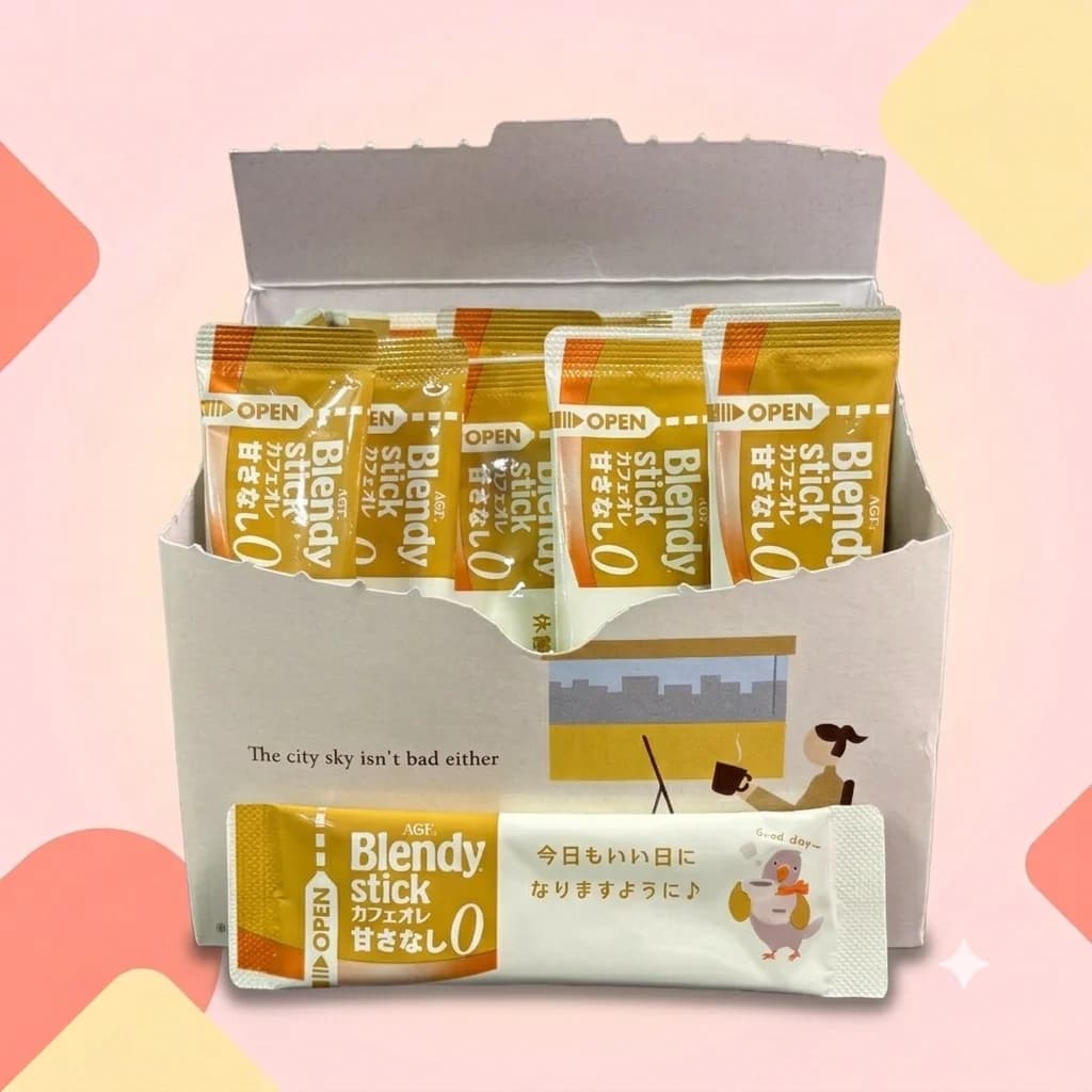 Растворимый кофе с молоком Blendy Stick AGF Классик 7,8г