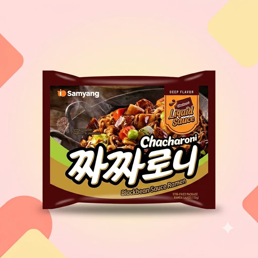Лапша БП Samyang Chacharoni с соусом из черных бобов 140г