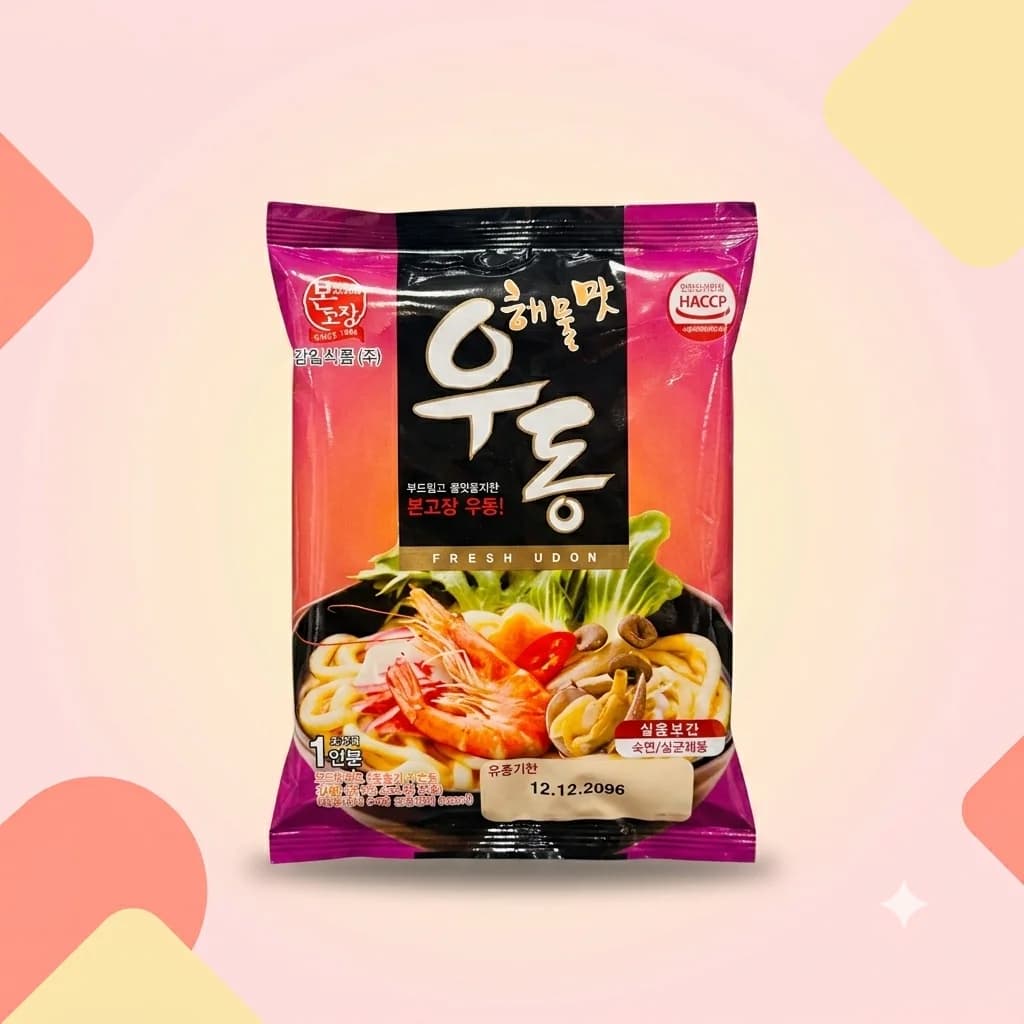 Лапша-удон БП Bon Gojang с морепродуктами 212г