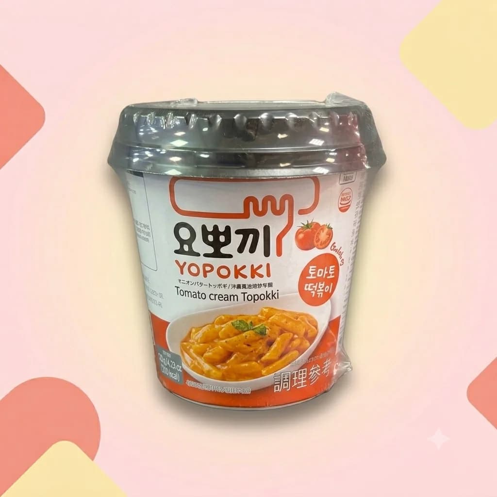 Рисовые клецки БП в банке Topokki Сливочный томатный соус 120г