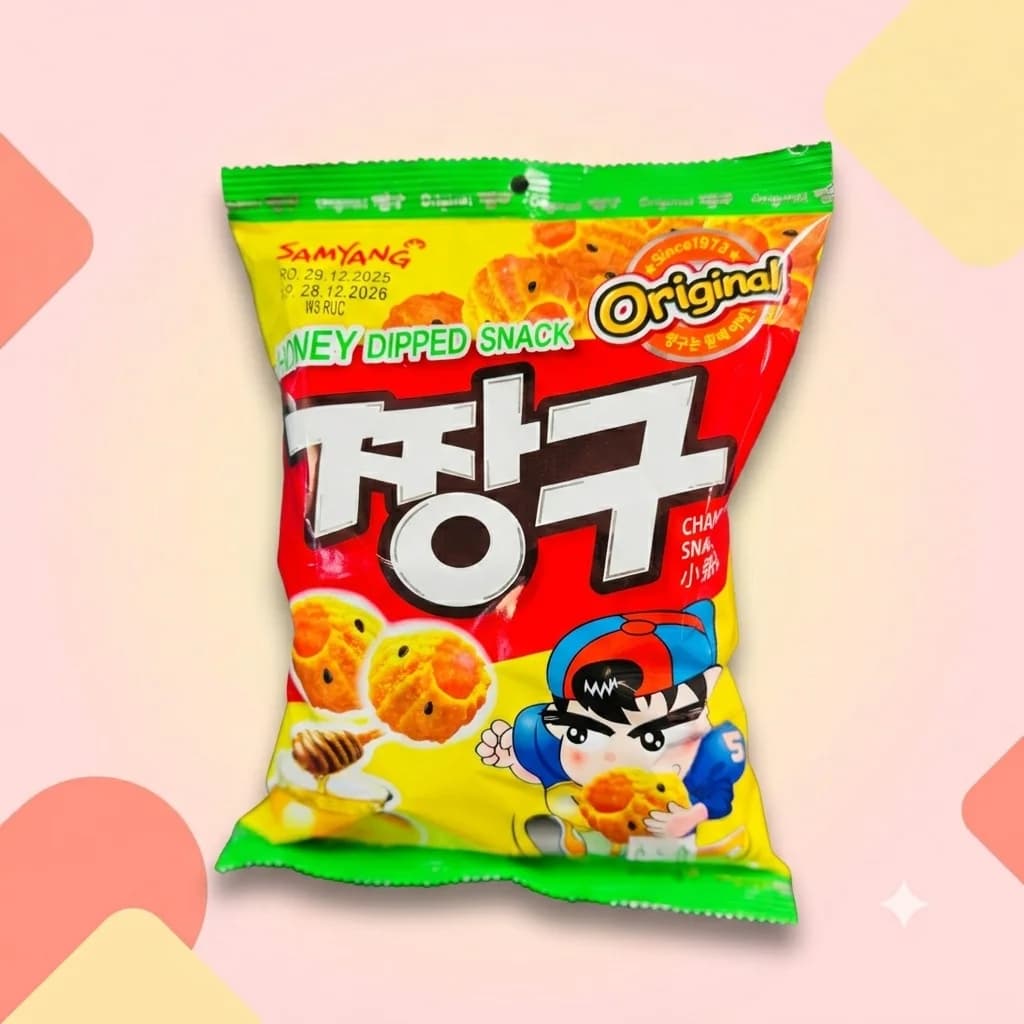 Снек Samyang Honey Dipped Snack Chang Gu со вкусом меда 115г