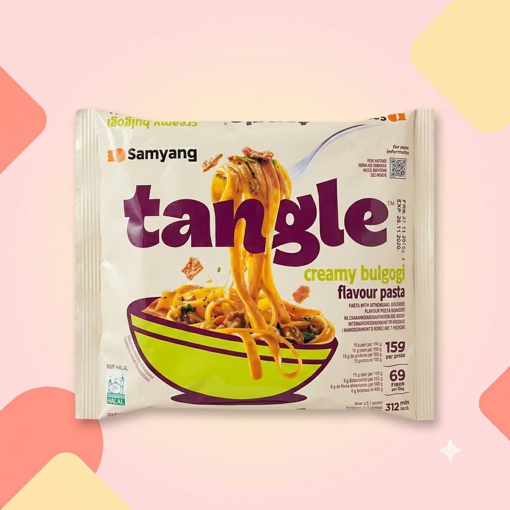 Лапша БП Samyang Tangle с густым кремовым бульгоги соусом 105г