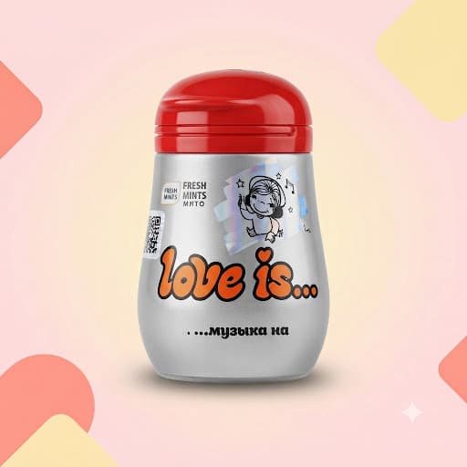 Освежающие конфеты LoveIs Клубника 45г